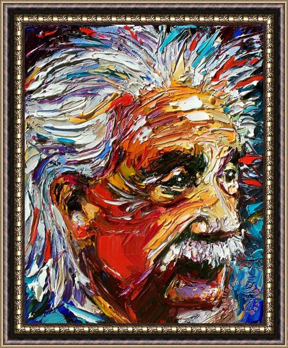 Debra Hurd Albert Einstein Framed Print
