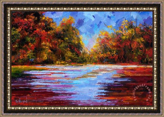 Debra Hurd Autumn Morning Framed Painting