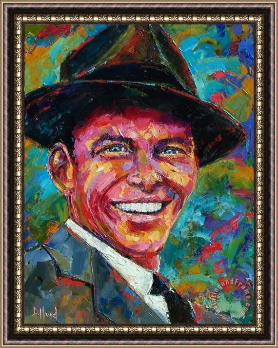 Debra Hurd Frank Sinatra Framed Print
