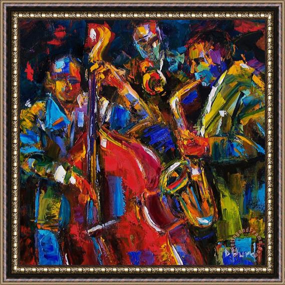 Debra Hurd Jazz Framed Painting