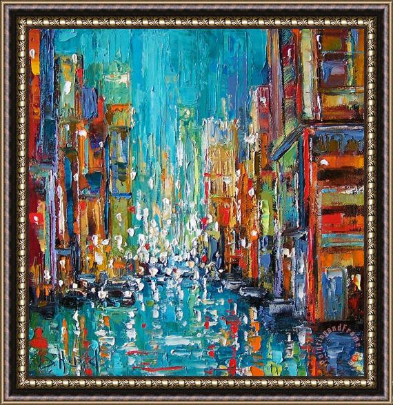 Debra Hurd New York City Framed Print