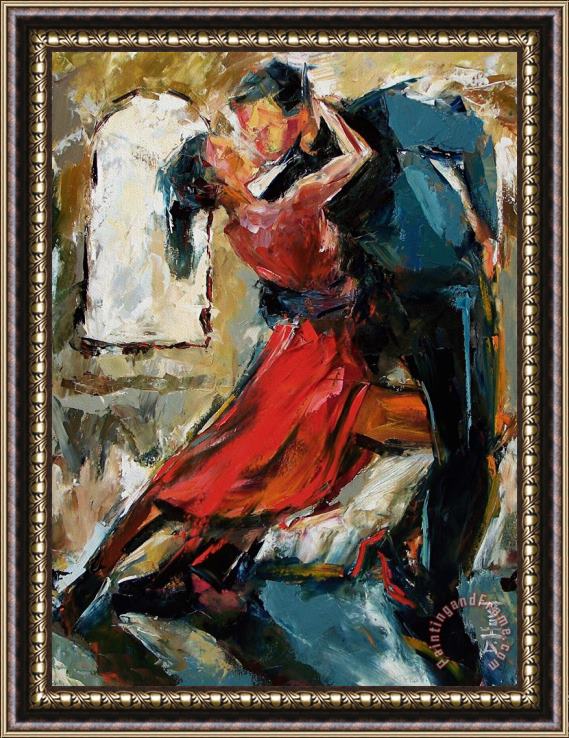 Debra Hurd Tango By The Window Framed Painting