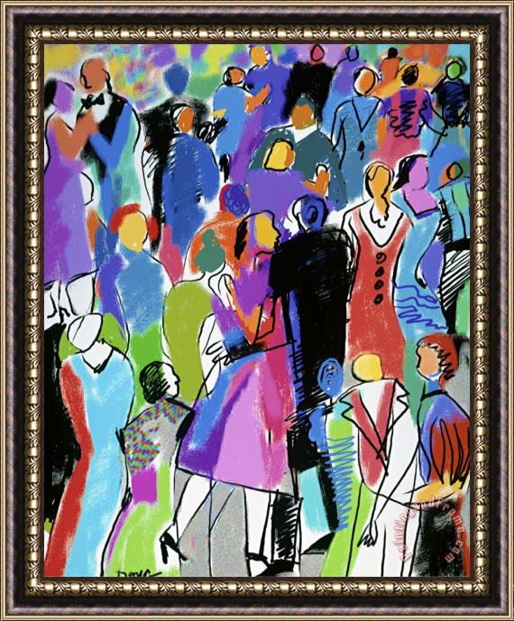 Diana Ong Two Stepping Framed Print