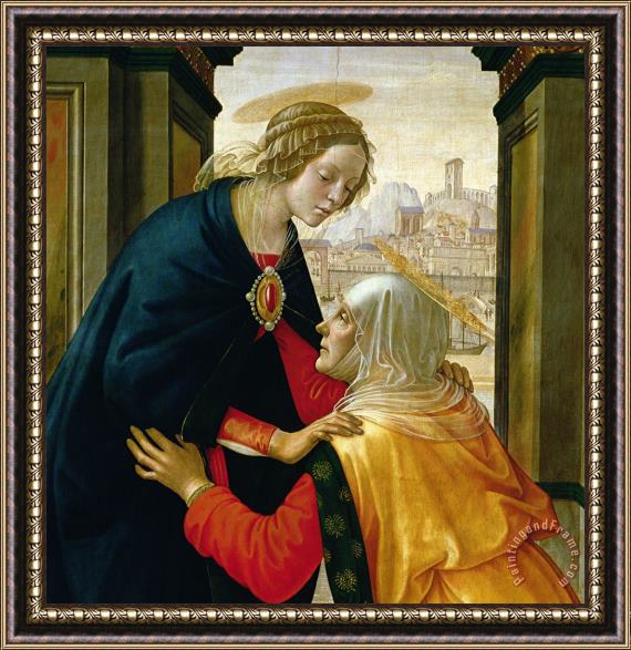 Domenico Ghirlandaio The Visitation Framed Print
