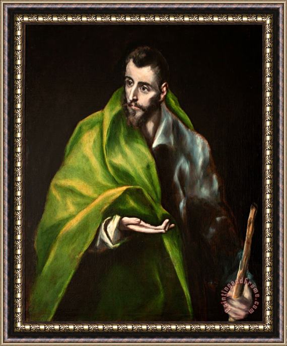 Domenikos Theotokopoulos, El Greco St. James The Greater Framed Painting