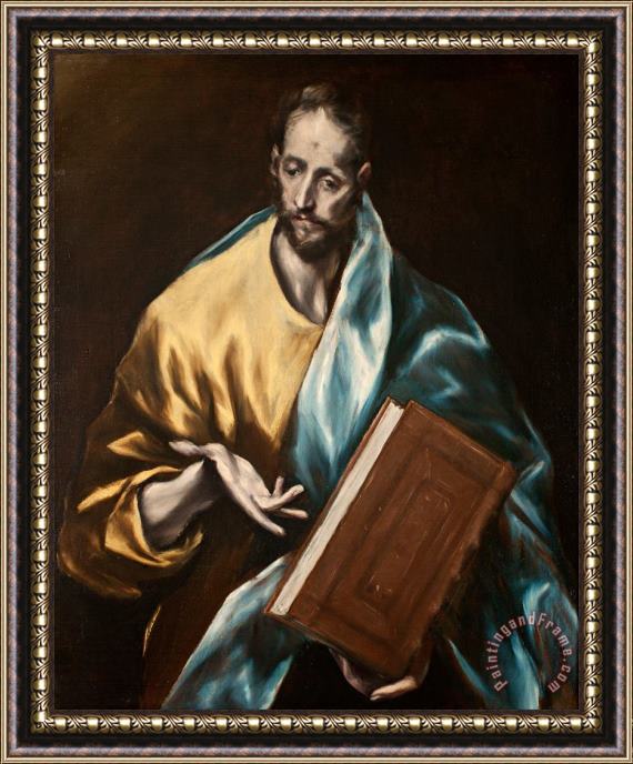 Domenikos Theotokopoulos, El Greco St. James The Less Framed Print
