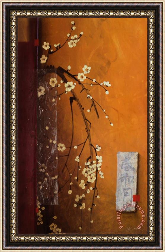 don li leger Oriental Blossoms Iii Framed Painting