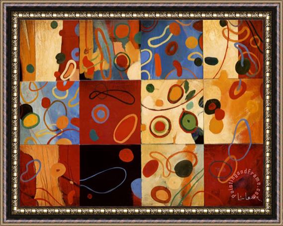 don li leger String Theory Framed Painting