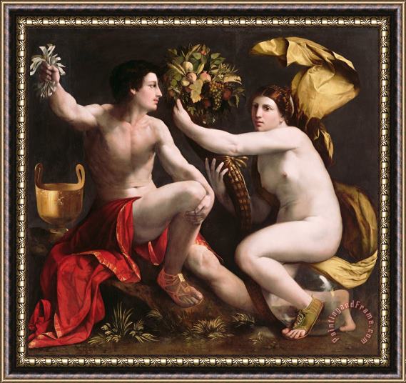 Dosso Dossi Allegory of Fortune Framed Print