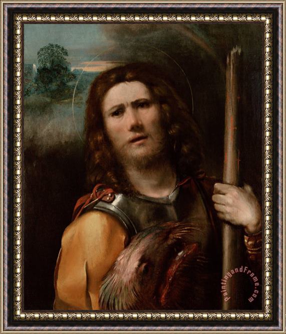 Dosso Dossi Saint George Framed Painting