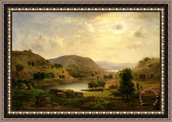 Duncanson, Robert Scott Valley Pasture Framed Print