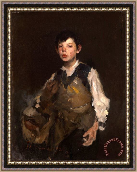 Duveneck, Frank Whistling Boy Framed Painting