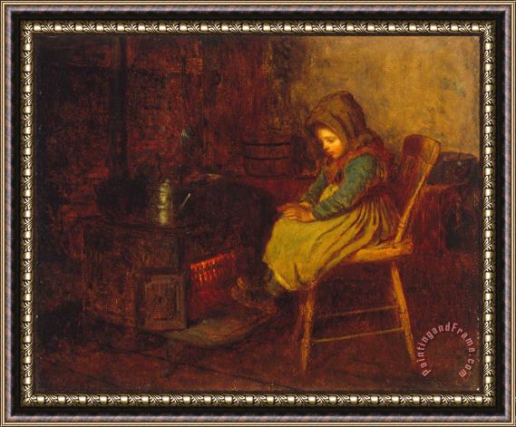 Eastman Johnson Home And Warmth Framed Painting
