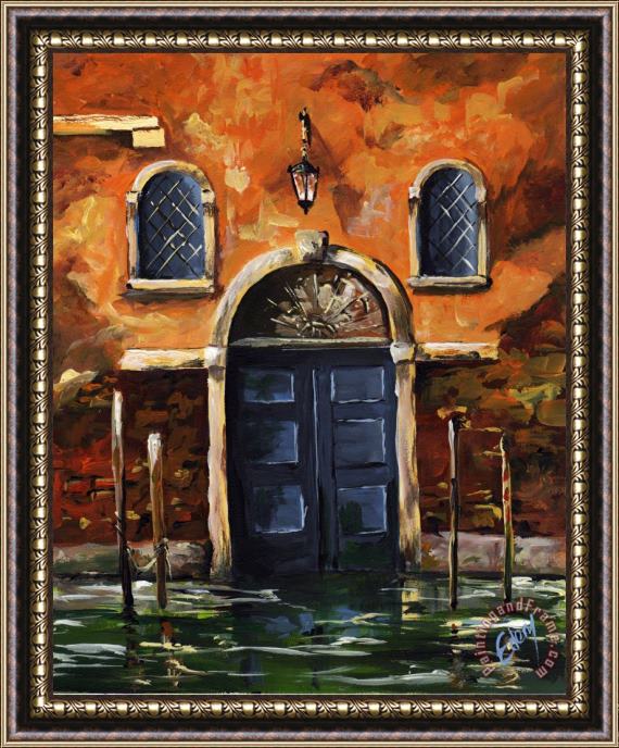 Edit Voros Venice 002 Framed Painting
