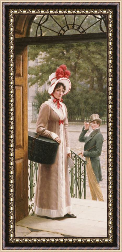 Edmund Blair Leighton A Source of Admiration Framed Painting