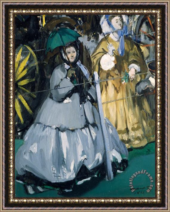 Edouard Manet Women at The Races Framed Painting