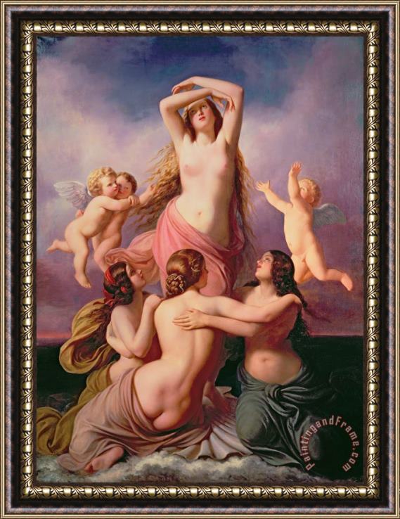 Eduard Steinbruck The Birth of Venus Framed Painting