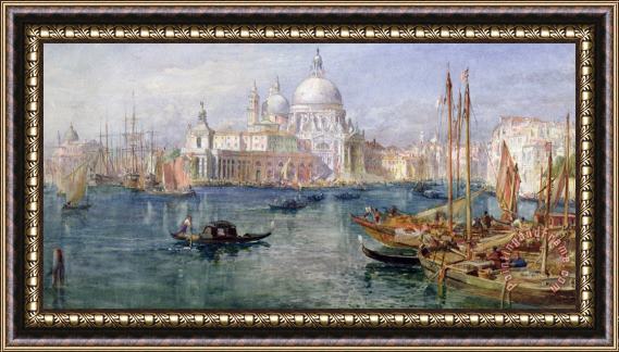 Edward Angelo Goodall St Maria Della Salute Venice Framed Print
