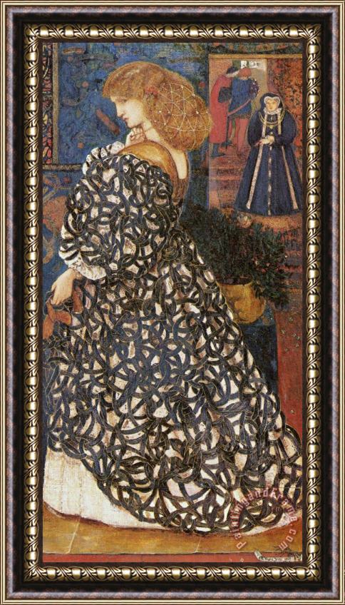 Edward Burne Jones Sidonia Von Bork Framed Print