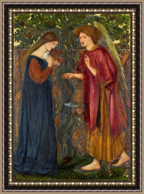 Edward Burne Jones The Annunciation 2 Framed Painting