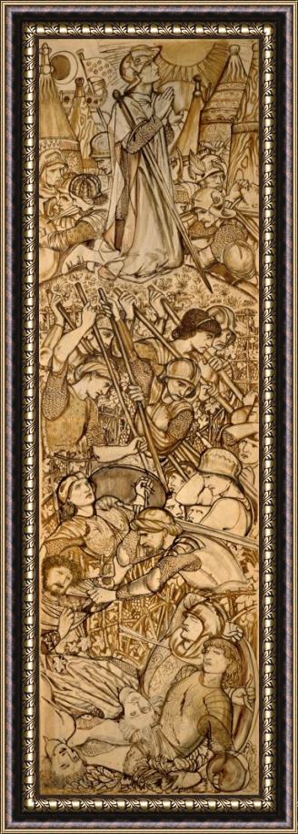 Edward Burne Jones The Battle of Beth Horon Framed Print