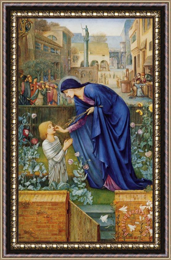 Edward Burne Jones The Prioress's Tale Framed Painting