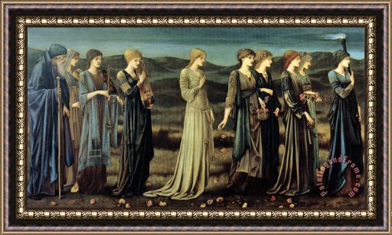 Edward Burne Jones The Wedding of Psyche Framed Painting