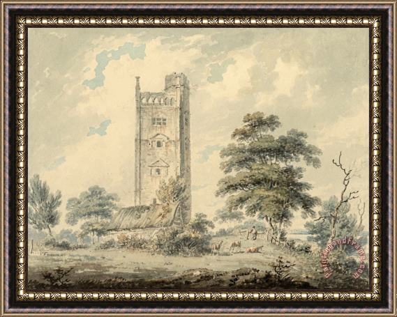 Edward Dayes Freston Tower, Suffolk Framed Print