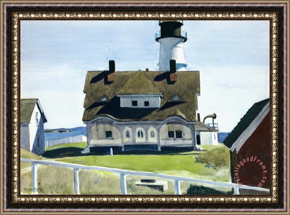 Edward Hopper Captain Strout's House Framed Painting
