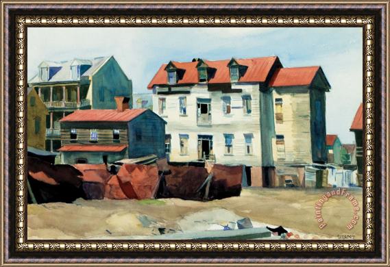 Edward Hopper Charleston Framed Painting