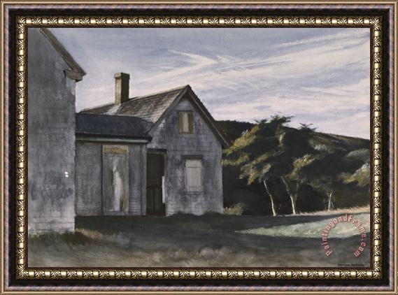Edward Hopper Cobb's House Framed Painting