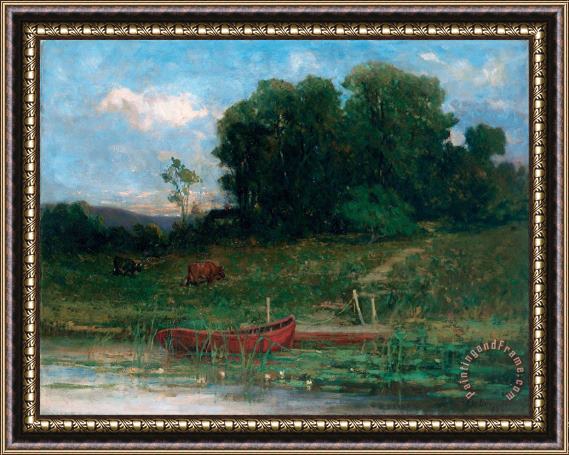 Edward Mitchell Bannister The Farm Landing Framed Painting