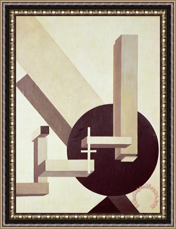 El Lissitzky Proun 10 Framed Painting