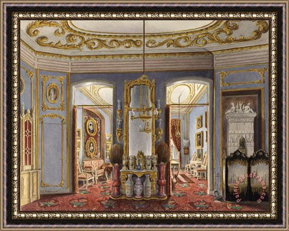 Elizabeth Pochhammer Apartments of Queen Elizabeth of Prussia, Charlottenburg Palace, Berlin Framed Painting