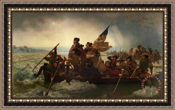 Emanuel Gottlieb Leutze Washington Crossing The Delaware Framed Print