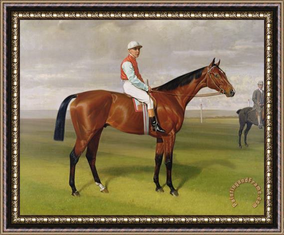 Emil Adam Isinglass Winner Of The 1893 Derby Framed Painting