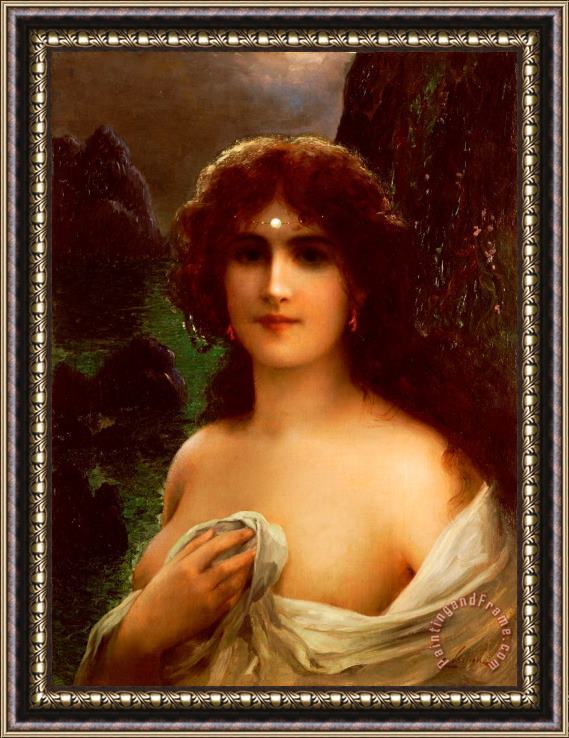 Emile Vernon Sea Nymph Framed Painting