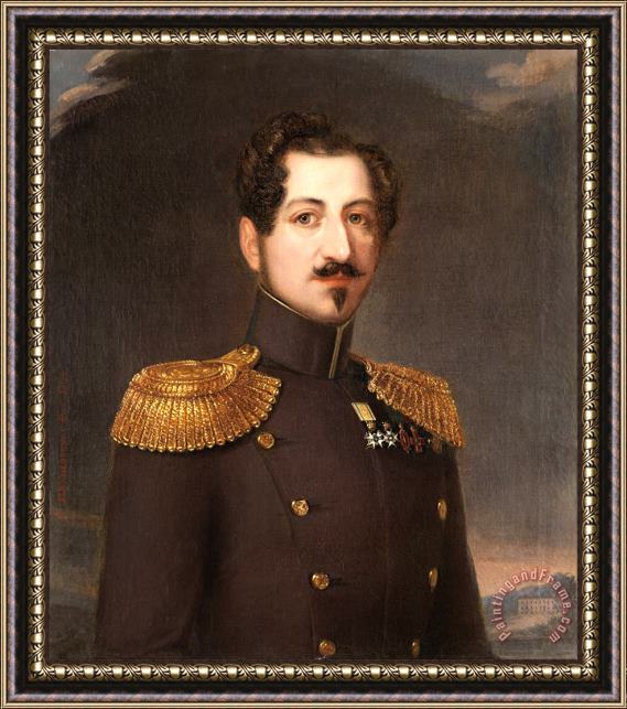 Erik Oscar I, King of Sweden And Norway 1844 1859 Framed Print