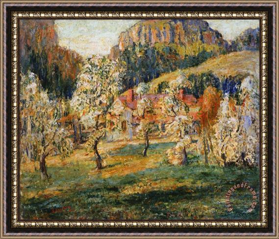 Ernest Lawson May in The Mountains Framed Print