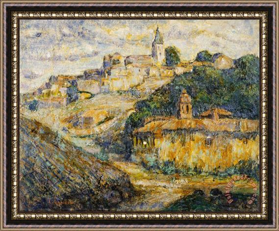 Ernest Lawson Twilight in Spain Framed Painting