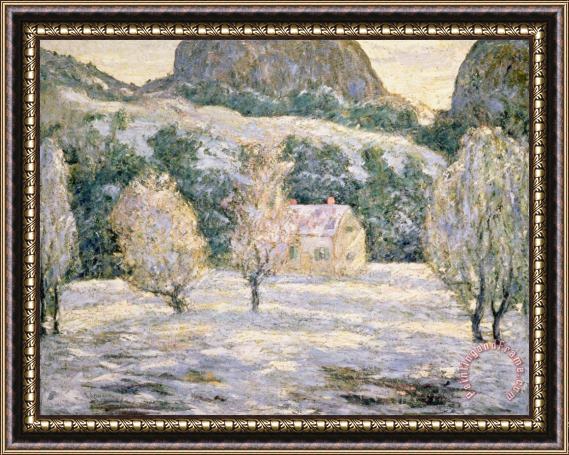 Ernest Lawson Winter Framed Painting