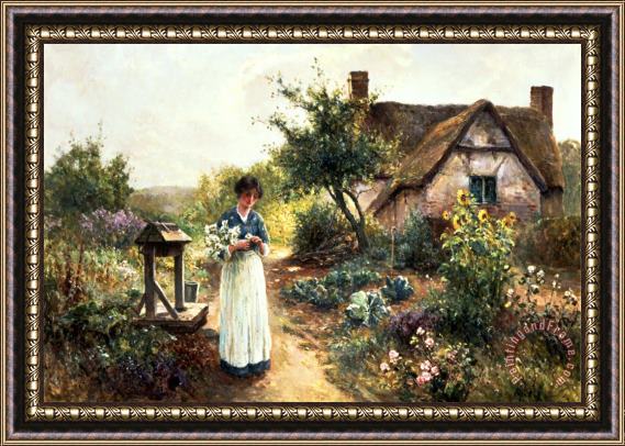 Ernest Walbourn Cottage Garden Framed Print