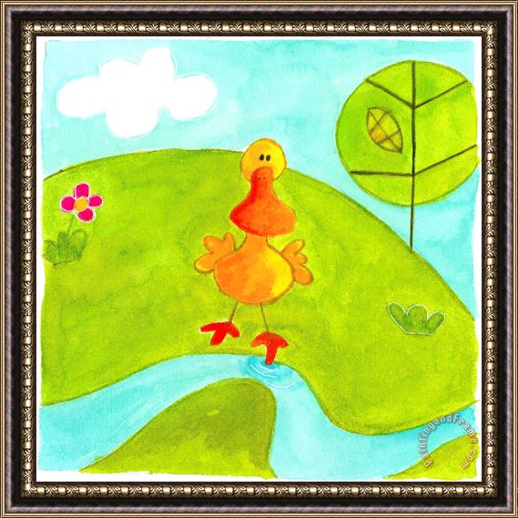 Esteban Studio Duck Framed Painting