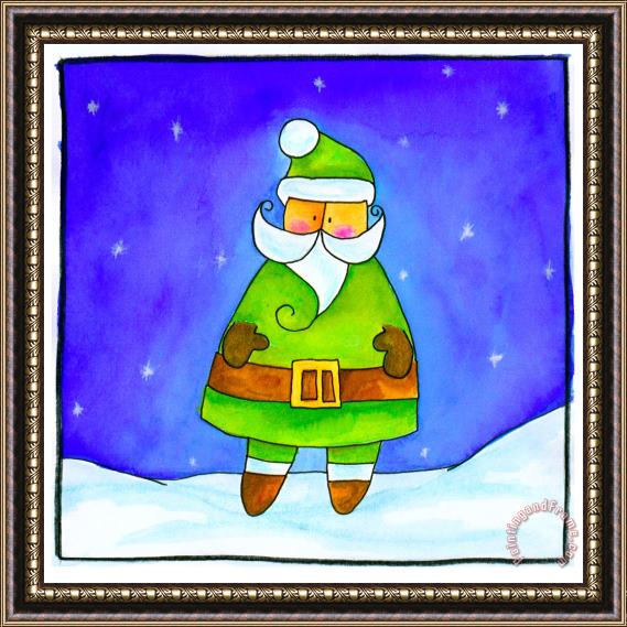 Esteban Studio Jolly Elf Framed Painting