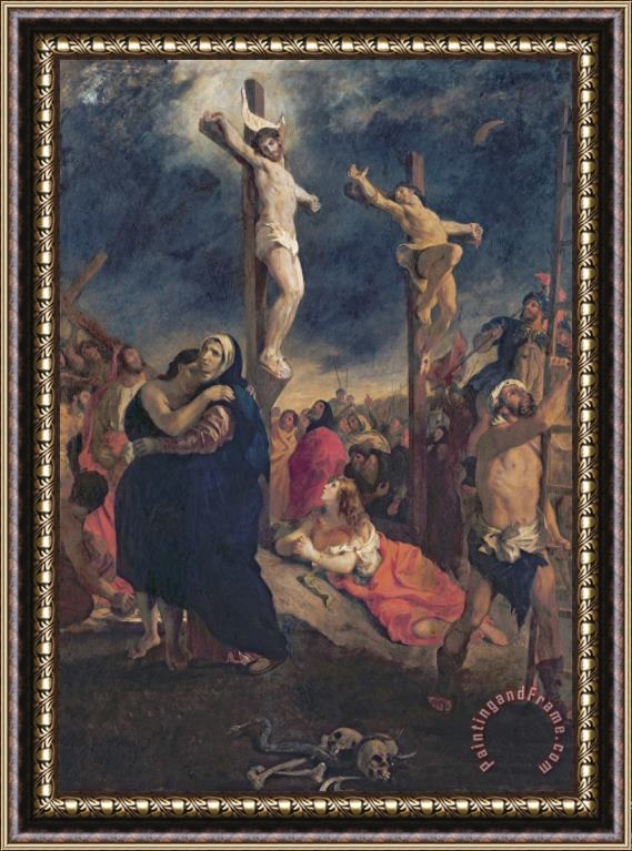 Eugene Delacroix Christ on The Cross Framed Print