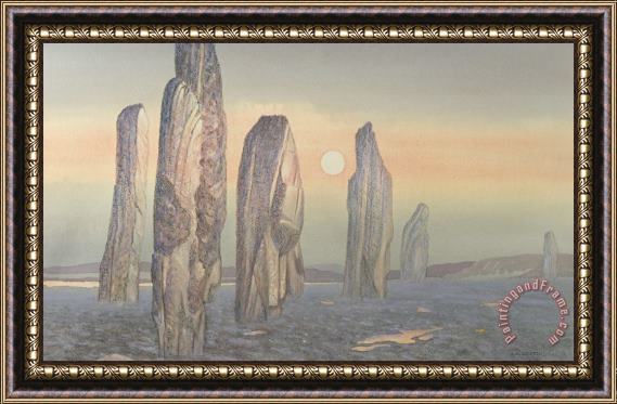 Evangeline Dickson Spirits Of Callanish Isle Of Lewis Framed Painting