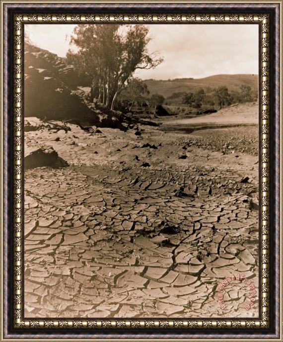 F. A. Joyner The Vanished Pool, Flinders Ranges Framed Print