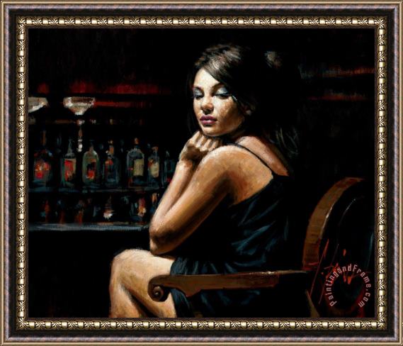 Fabian Perez Saba at Las Brujas III with Lights Framed Print Fabian Perez Saba at Las Brujas III with Lights Framed Print