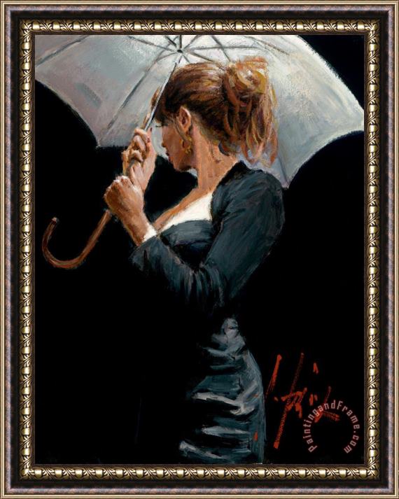 Fabian Perez Summer Rain Framed Painting
