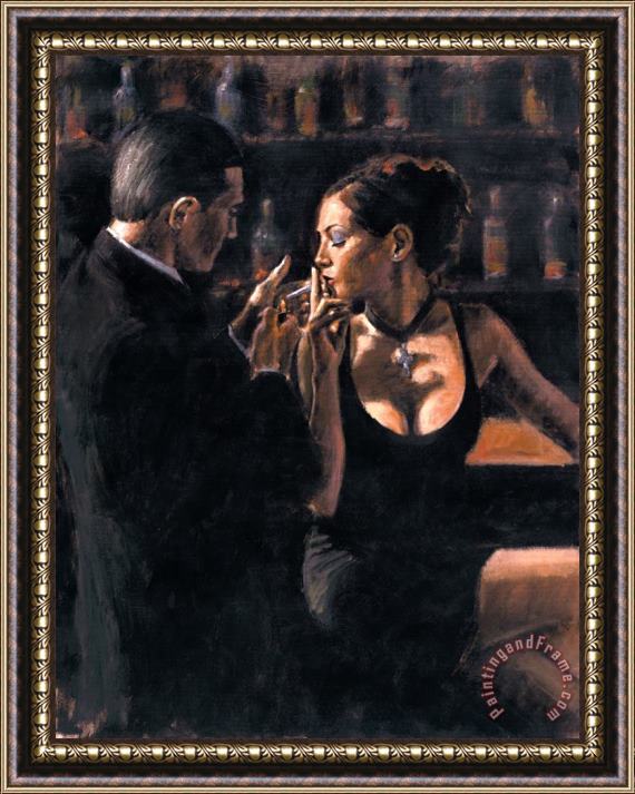 Fabian Perez When The Story Begins Framed Painting
